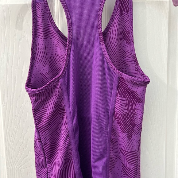 Asics Purple Racerback Performance Tank - Picture 4 of 5